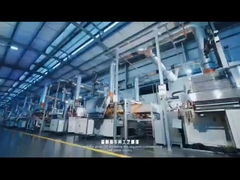 Werkplaats voor de productie van glazen flacons