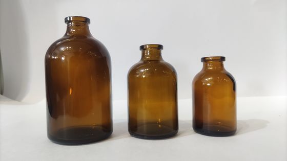 10ml- 100ml Ups Type Ii Iii Gegoten Amber/Helder Glazen Flacon Voor Farmaceutische En Veterinaire Poeder Injectie Packagi