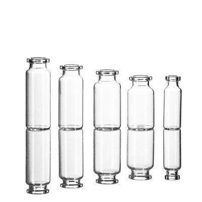 Medische farmaceutische transparante buisvormige glazen injectieflacons Borosilicaat glazen injectieflacon 10 ml 20 ml