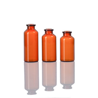 50R Neutraal Borosilicaat Duidelijk Amber Tubulair Glas Flakon