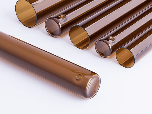 Amber borosilicaatglasbuis voor de vervaardiging van ampullen en flacons