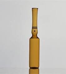 Type I Duidelijke amberglasampule Steriele ampulenschermdruk