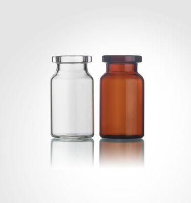 10 ml USP Type I Borosilicaat glazen injectieflacon Op maat met rubberen stop