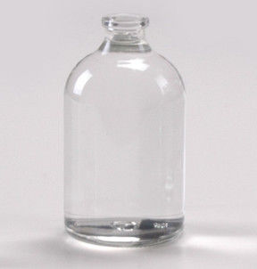 100 ml Een doorzichtige gegoten glazen injectieflacon USP type II met 20 mm hals